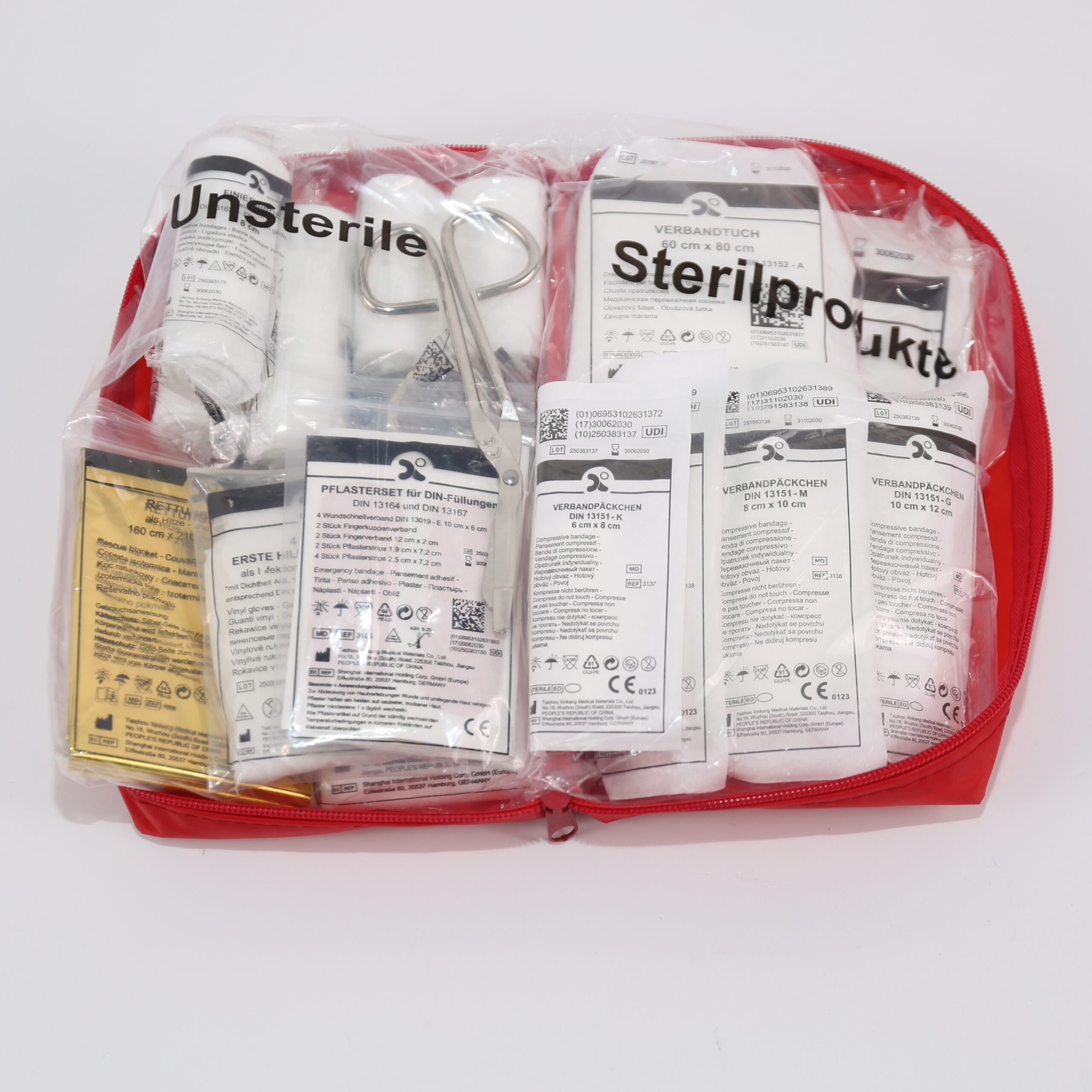 DIN13164 Certified Vehicle First Aid Kit - 图片 4